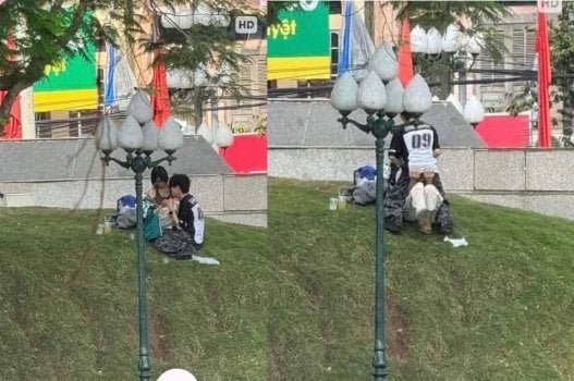 Clip sex cặp đôi Bắc Ninh đắm chìm trong yêu đương tại công viên