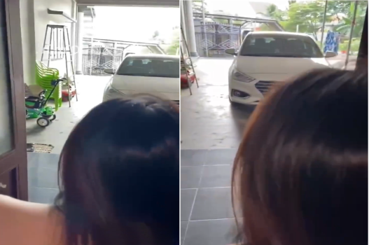 Sex vụng trộm trước cửa nhà sợ bố mẹ về